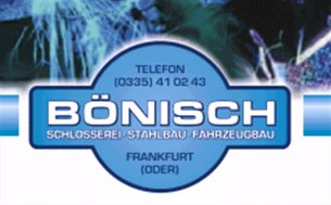 Metallbau Brandenburg: Peter B&ouml;nisch u. Steffen B&ouml;nisch GbR