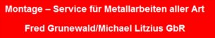 Metallbau Berlin: Montage � Service f&uuml;r Metallarbeiten 